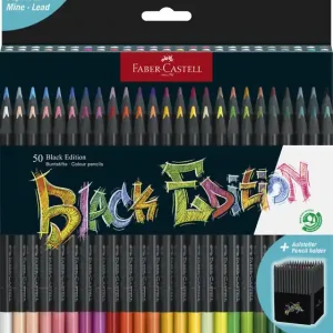 Faber Castell Kleurpotlood Black Edition - 50 stuks Shop Nu