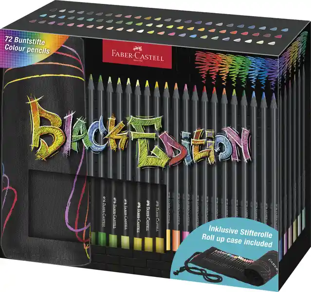 Laatste Versie Faber Castell Kleurpotlood Black Edition - 72 stuks