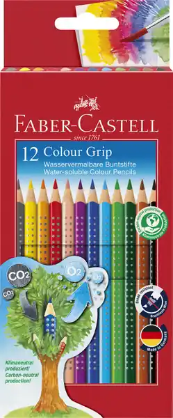 Exclusieve Aanbieding Faber Castell Kleurpotlood Colour Grip 2001 - kartonnen etui a 12 stuks