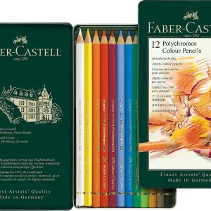 Faber Castell Kleurpotlood Polychromos 3,8mm kerndikte etui Actieprijs
