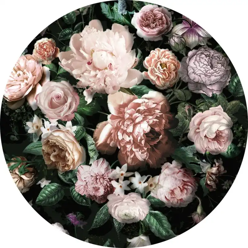 Lage Kosten Komar Dots; Komar Home Behangcirkel Flower Couture - D1-032