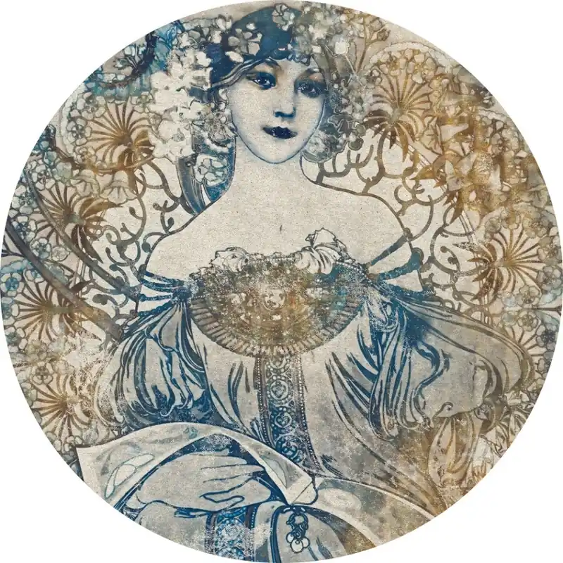 Komar Dots; Komar Home Behangcirkel Goddess - D1-042 Veilige Betaling