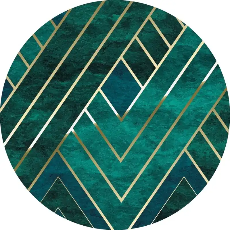 Komar Dots; Komar Home Behangcirkel Jade - D1-022 Gratis Retour