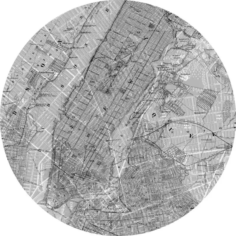 Tijdelijk Beschikbaar Komar Dots; Komar Home Behangcirkel Map - D1-056