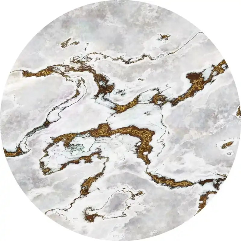 Komar Dots; Komar Home Behangcirkel Marble Vibe - D1-048 Bestel Nu