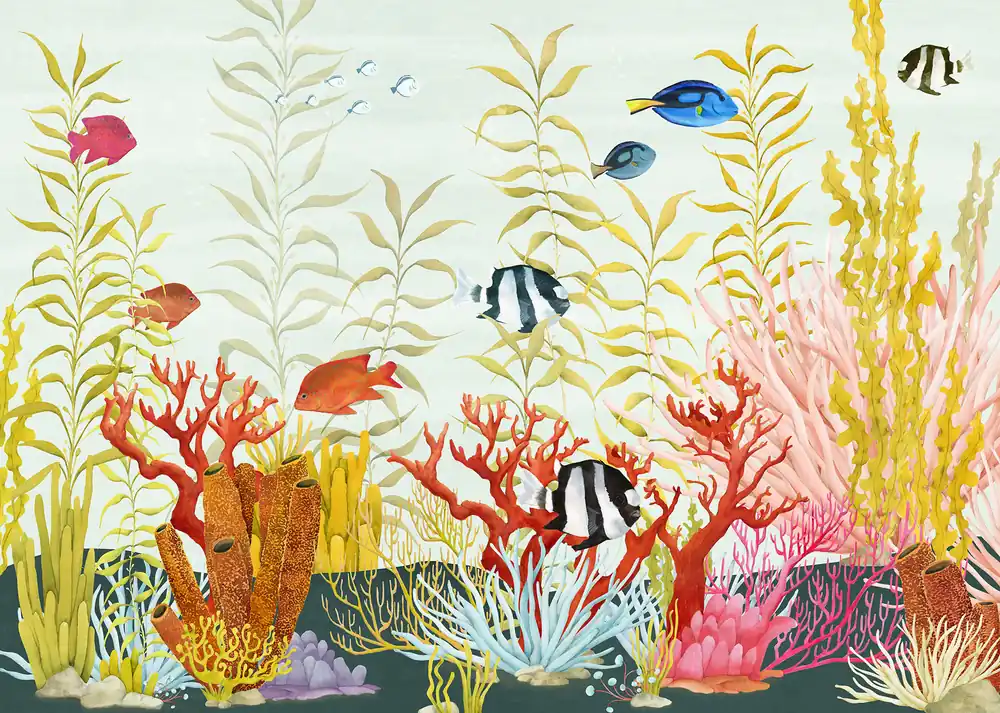 Komar Flair Fotobehang Coral World - FLX7-022 Hoge Kwaliteit