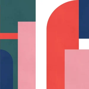 Komar Flair Fotobehang Geometric Colours - FLX7-032 Must-Have
