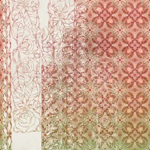 Laatste Kans Komar Heritage Fotobehang Art Nouveau Rouge - HX5-040