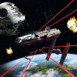 Komar Home Fotobehang Star Wars - Mill Falcon - 8-489 Direct Beschikbaar