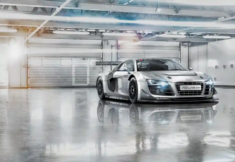 Betrouwbaar Komar Home; Komar Colours Fotobehang Audi R8 Le Mans - 8-957