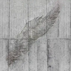 Komar Home; Komar Colours Fotobehang Concrete Feather - X7-1023 Actieprijs