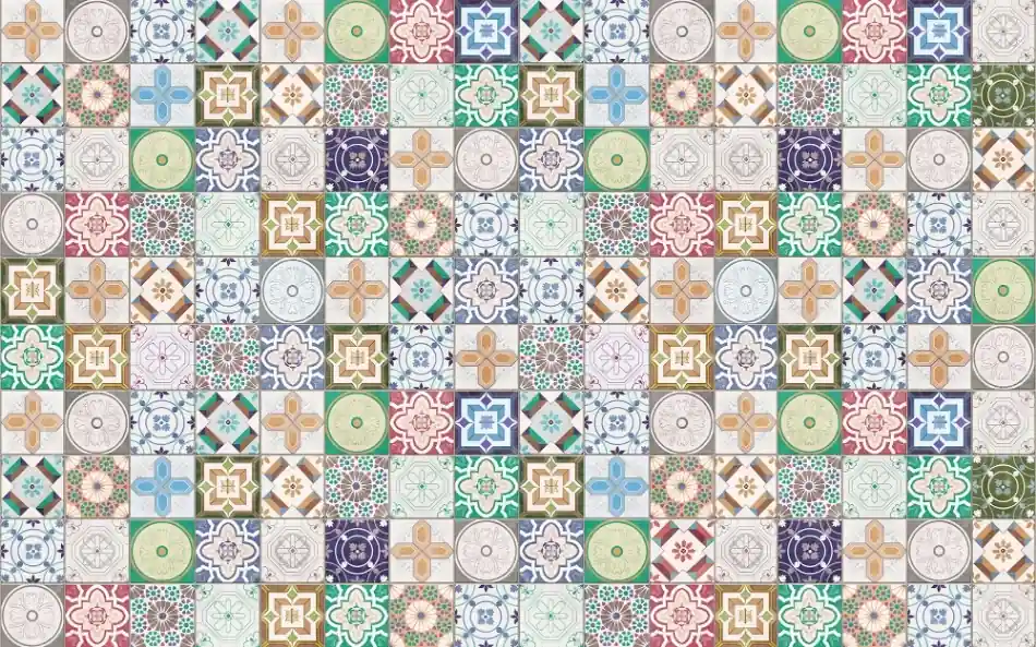 Komar Infinity 2 Fotobehang Marrakech Mosaik - IF4-063 Exclusieve Aanbieding