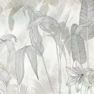 Beperkt Aanbod Noordwand Komar Infinity 2; Komar Pure 2 Fotobehang Linierte Lilien - IF4-086