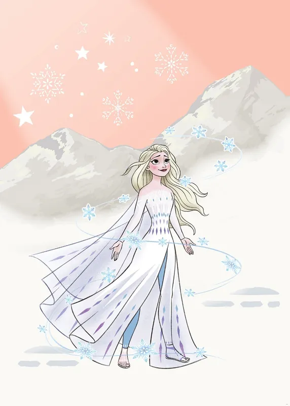 Direct Verzonden Komar Into Adventure Fotobehang Disney - Frozen - Winter Magic - IADX4-041