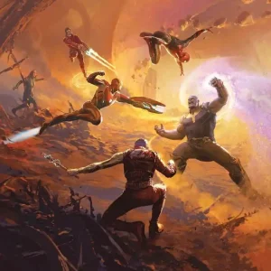 Komar Into Adventure Fotobehang Marvel - Avengers - Epic Battle Titan - IADX5-084 Rechtstreeks Van De Fabrikant