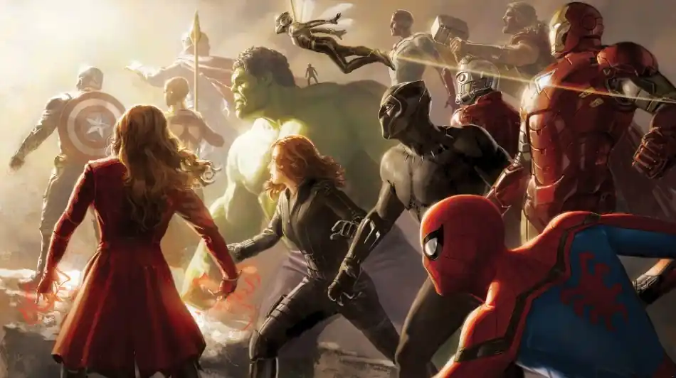 Veilige Betaling Komar Into Adventure Fotobehang Marvel - Avengers - Final Battle - IADX10-077
