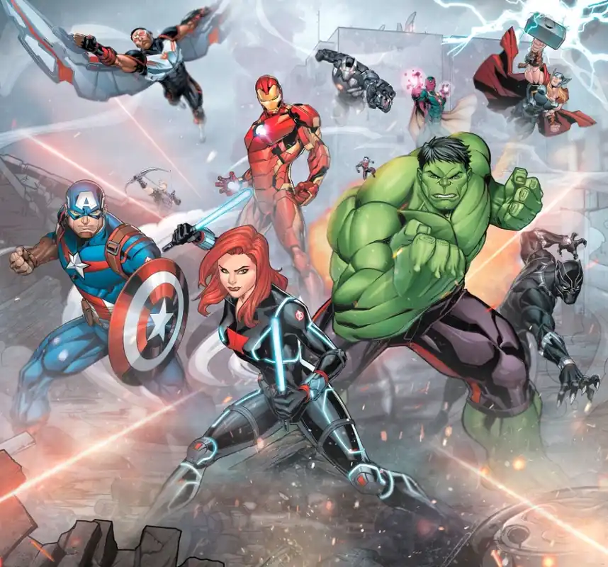 Komar Into Adventure Fotobehang Marvel - Avengers - Street Revenge - IADX6-074 Hete Deal