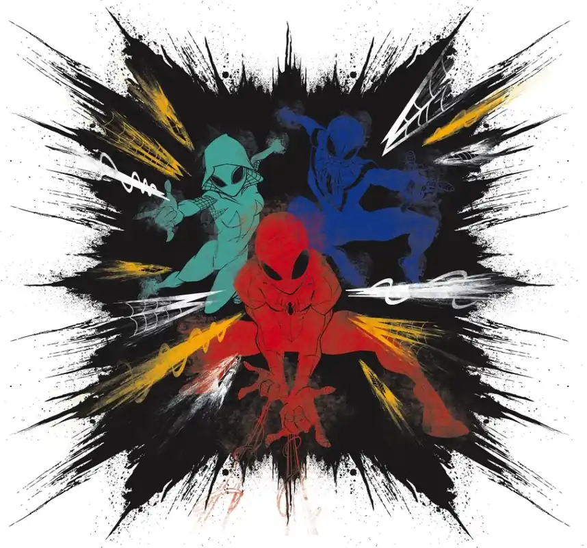 Premium Komar Into Adventure Fotobehang Marvel - Spiderman - Color Explosion - IADX6-080