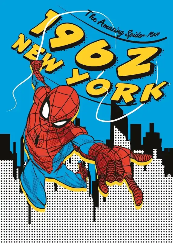 Dagaanbieding Komar Into Adventure Fotobehang Marvel - Spiderman - 1962 - IADX4-081
