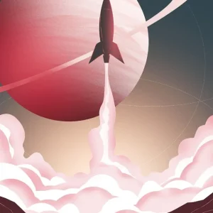 Gereduceerde Prijs Komar Into Adventure Fotobehang Spacewalk - IAX4-0018