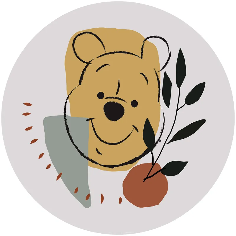 Laatste Kans Komar Into Adventure; Komar Dots Behangcirkel Disney - Winnie the Pooh - Smile - DD1-035
