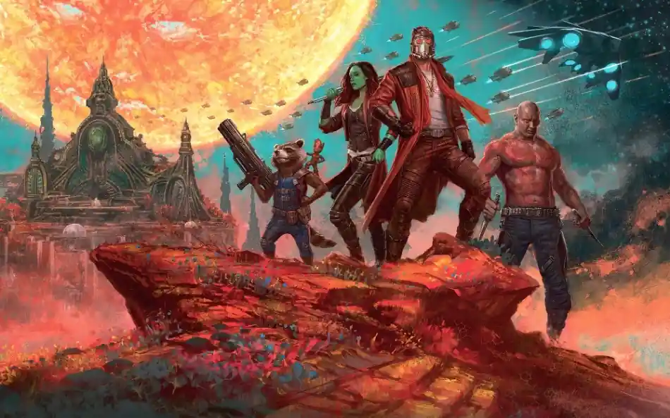 Komar Into Wonderland Fotobehang Marvel Guardians of the Galaxy - IADX8-116 Nieuw