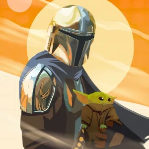 Komar Into Wonderland Fotobehang The Mandalorian Hunt for Grogu - IADX4-094 Weekendaanbieding