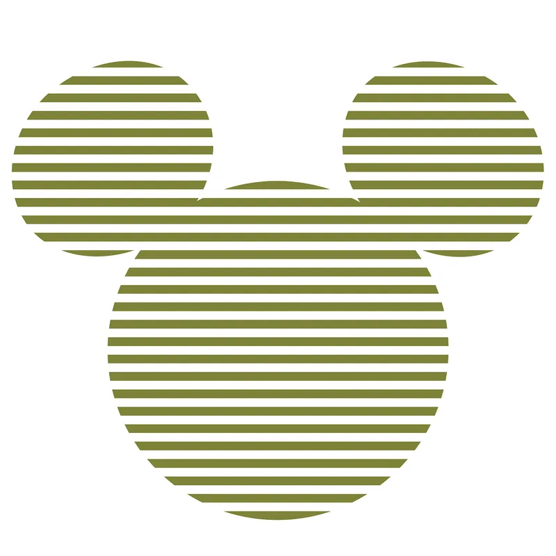 Must-Have Komar Into Wonderland; Komar Dots Behangcirkel Disney - Mickey Mouse - Head - DD1-063
