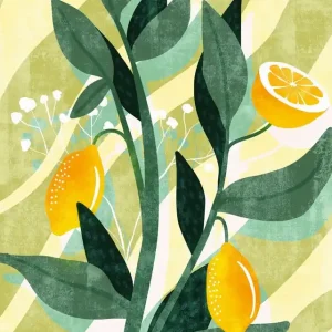 Bestseller Komar Le Jardin Fotobehang Lemon Fresh - LJX4-015