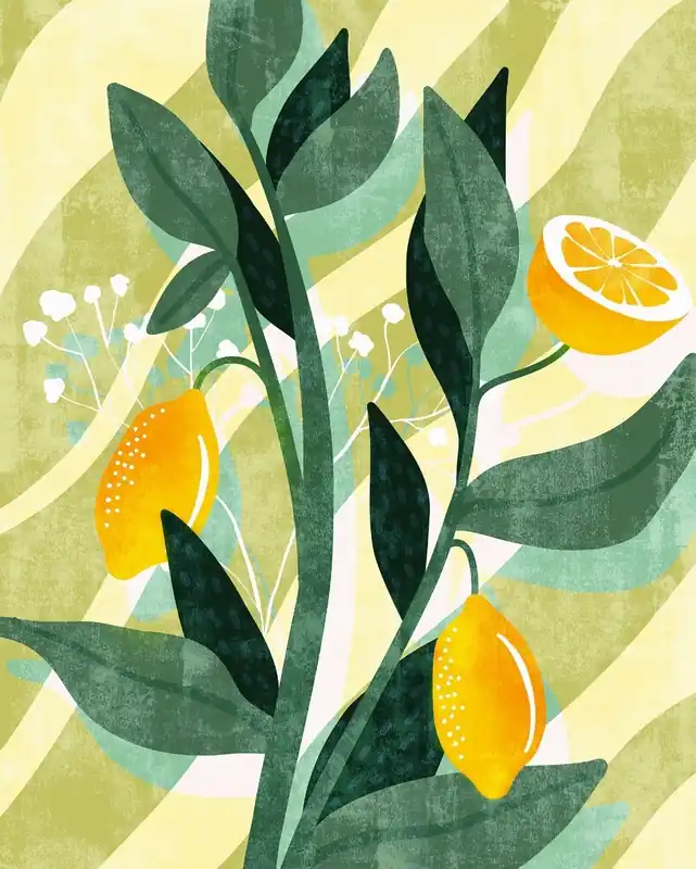 Bestseller Komar Le Jardin Fotobehang Lemon Fresh - LJX4-015
