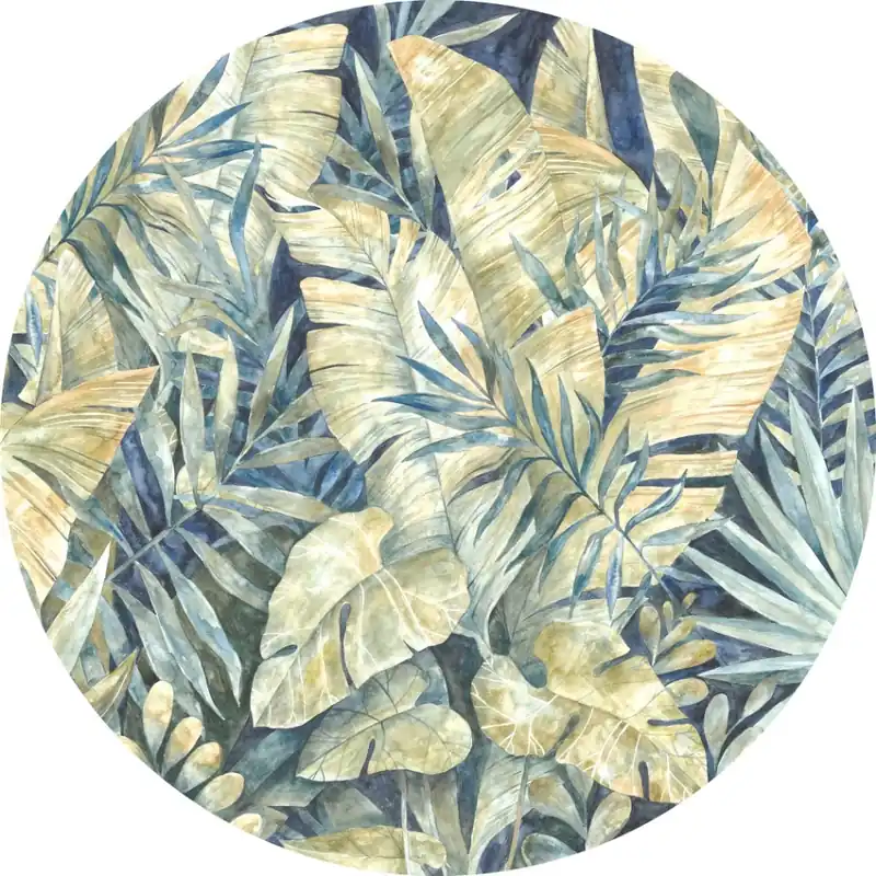 Koopje Komar Le Jardin; Komar Dots Behangcirkel Feuilles Tropicales - D1-090