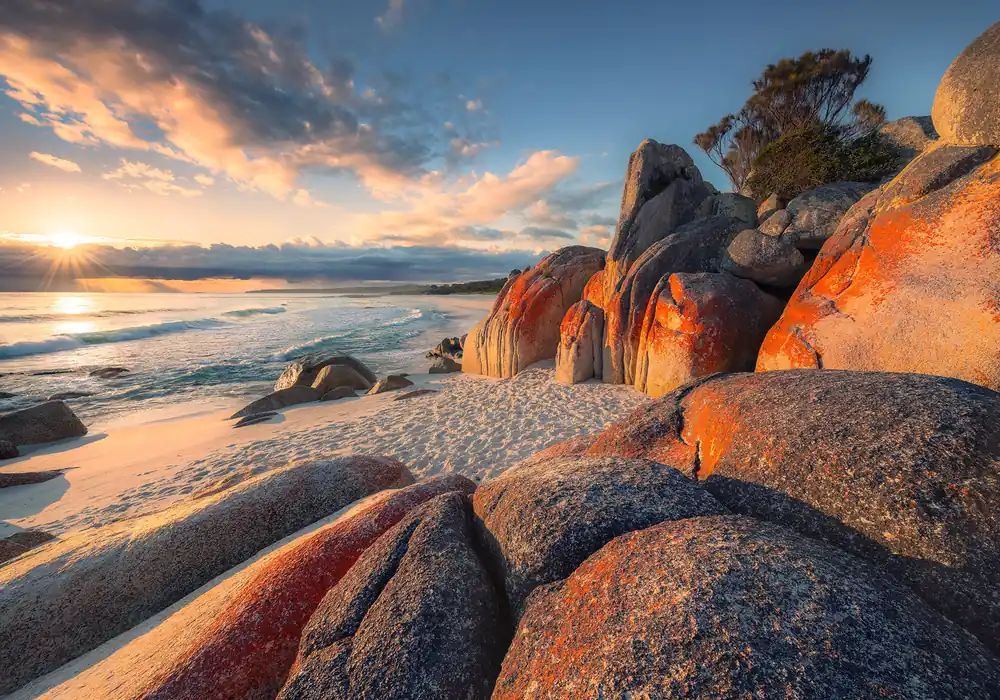 Komar Stefan Hefele; Komar Wanderlust Fotobehang Bay of Fires - SHX8-132 Korting