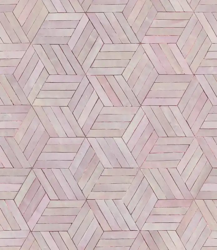 Novamur Leyla Behang met hexagon patroon - 89002 Betaalbaar