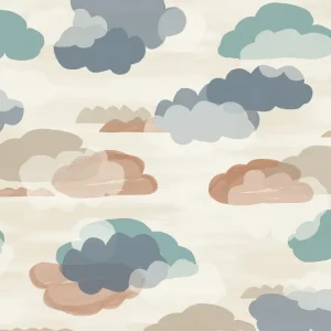 Grandeco Little Dreamers - LD2015 - Figari blauw Koop Online