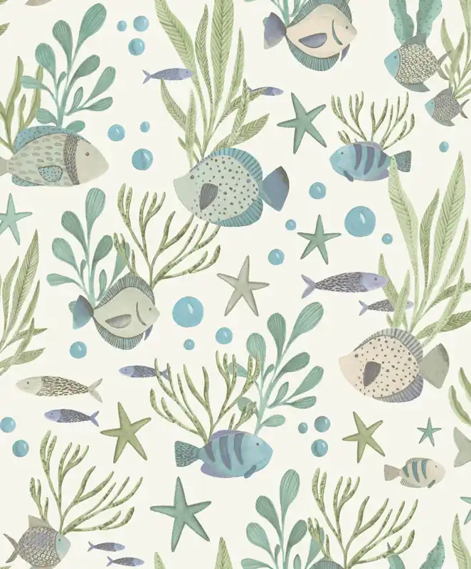 Tijdelijk Beschikbaar Grandeco Little Dreamers - LD3309 - Nemo azuur