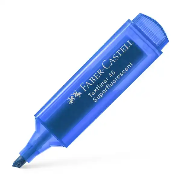 Actieprijs Faber Castell Markeerstift - 1546 blauw