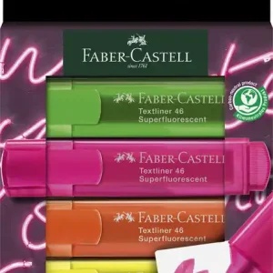 Faber Castell Markeerstiften 46 Neon Uitverkoop