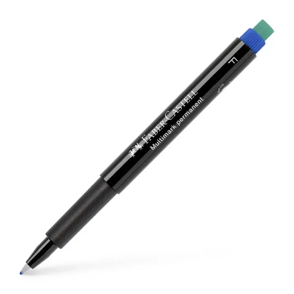 Seizoensaanbieding Faber Castell Marker Multimark permanent - F blauw
