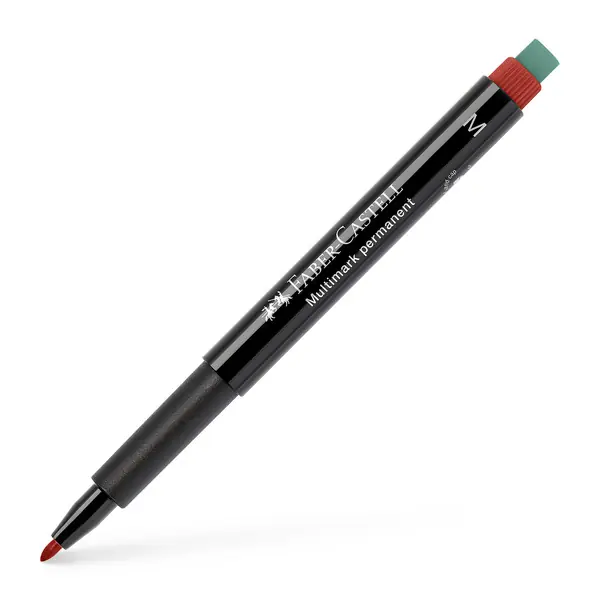 Faber Castell Marker Multimark permanent - M rood Shop Nu