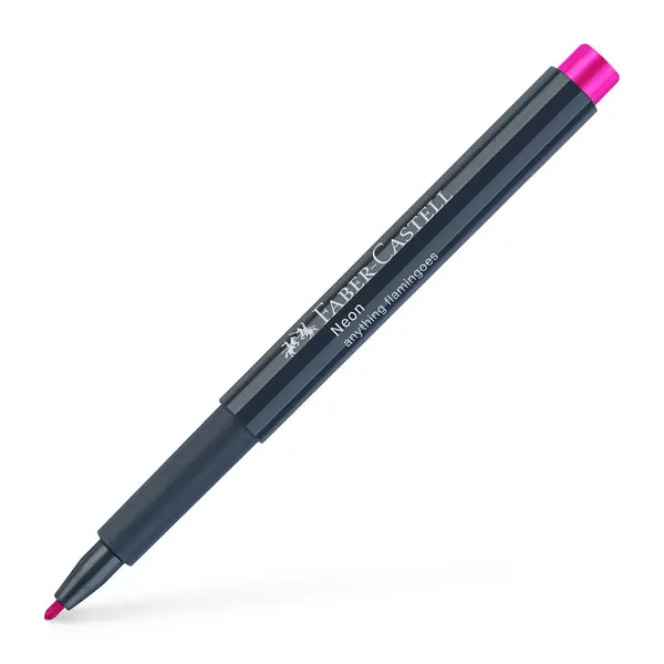 Seizoensaanbieding Faber Castell Marker Neon - Anything flamingoes