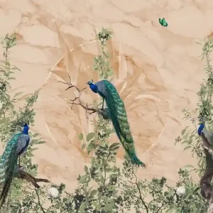 Uitverkoop Muance Muance Fotobehang Peacock Forest - MU13041