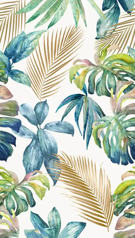 Direct Beschikbaar Grandeco Orom 2 - A54501 - Wild Palms 159x280cm