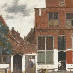 Dutch Painted Memories 1 - 8012 - View of Houses in Delft Weekendaanbieding