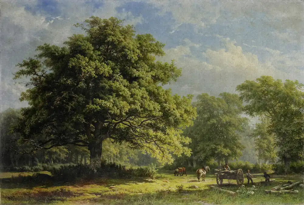 Dutch Painted Memories 2 - 8041 - Working in the Woods Beperkt Aanbod