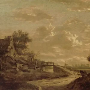 Betrouwbaar Dutch Painted Memories 2 - 8059 - Landscape at Sunset