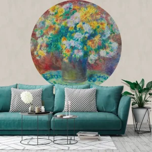 Dutch Painted Memories 2 - 8081C - Circle Chrysanthemums Express Levering