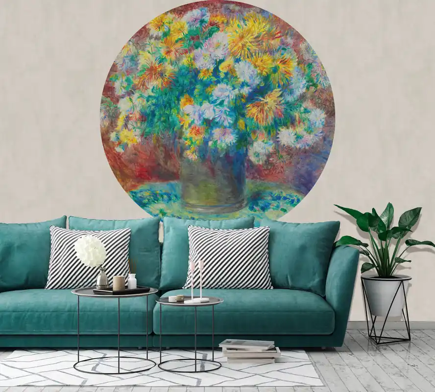 Dutch Painted Memories 2 - 8081C - Circle Chrysanthemums Express Levering