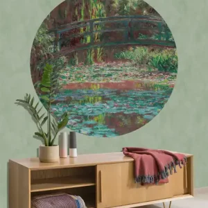 Direct Beschikbaar Dutch Painted Memories 2 - 8083C - Circle Water Lily Pond