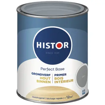 Voordeelprijs Histor Perfect Base Grondverf - Hout Binnen - Grijs