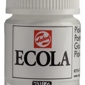 Fabrieksprijs Ecola Plakkaatverf Fles 16 ml - Wit 100